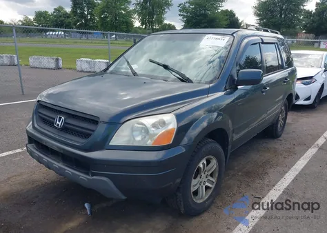 2005 Honda Pilot Ex-L from USA, damaged, VIN 5FNYF18595B036172